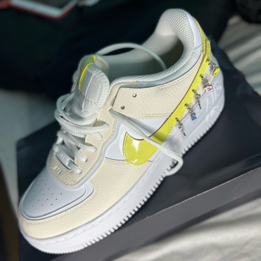 Nike Air Force 1 Shadow SE Pale Ivory Light Zitron - 9.5W